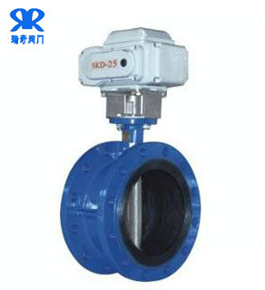 软密封电动法兰<a href='http://www.ruiqi-valve.com/Product/diefa/' target='_blank'>蝶阀</a>